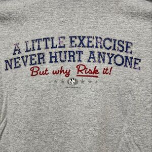 Big Dogs "A Little Exercise ..." Heather Grey 3X SS Tee Shrt